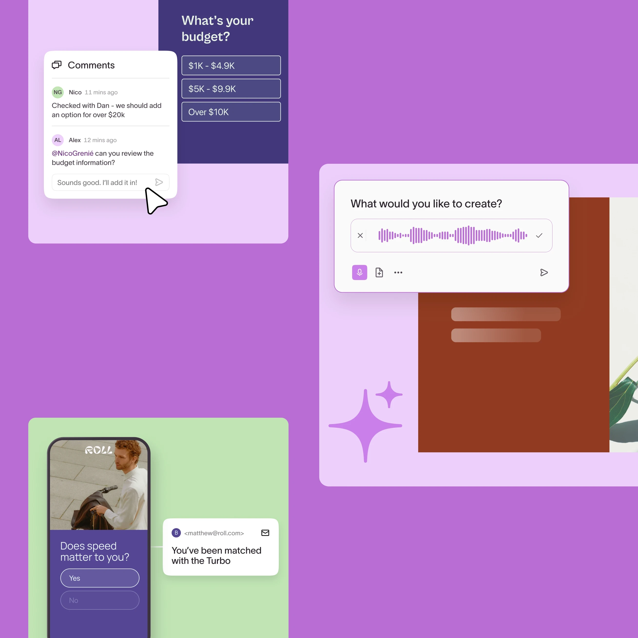 Typeform template design