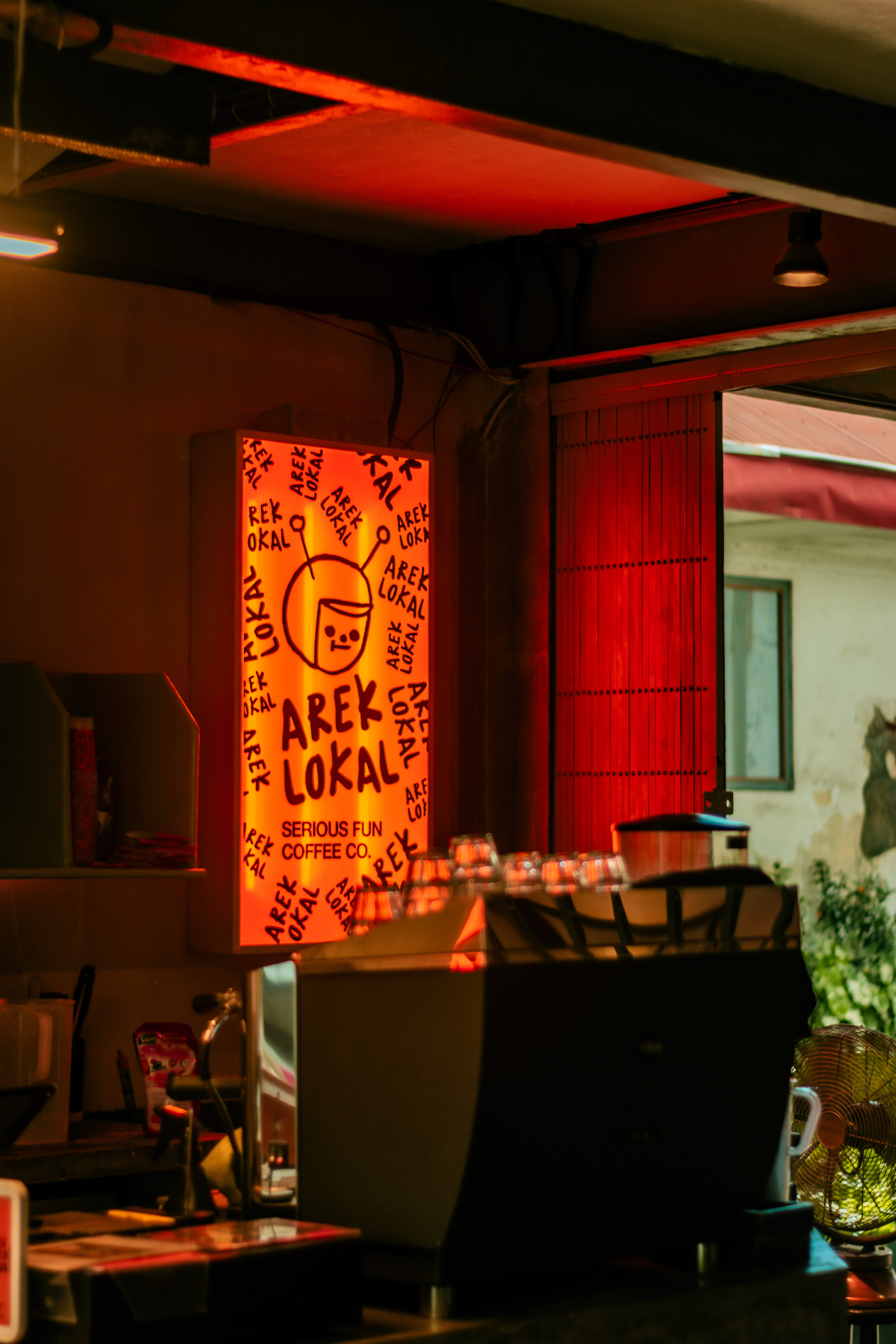 Interior of Arek Lokal Coffee & Workspace Surabaya