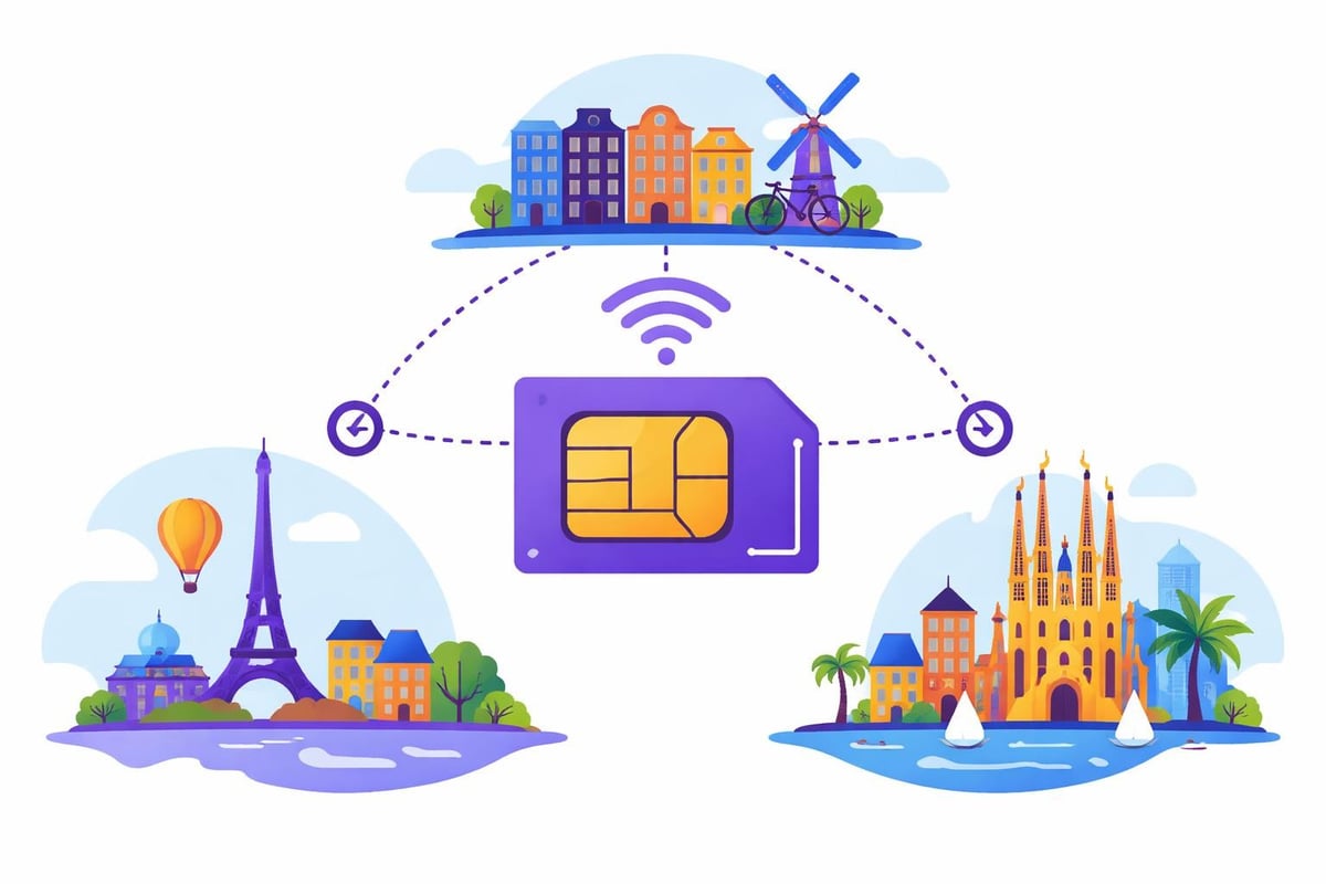 Multi-country travel connectivity