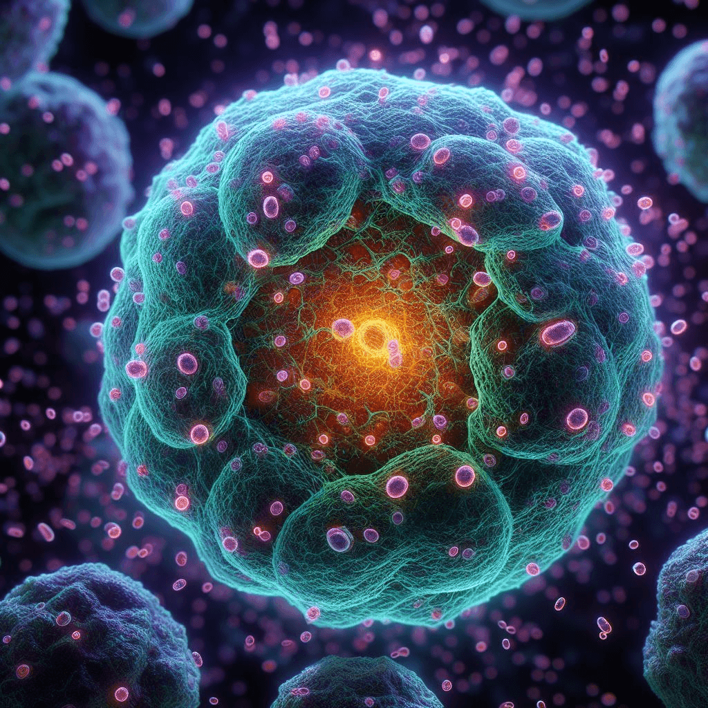 A close-up of a cellDescription automatically generated