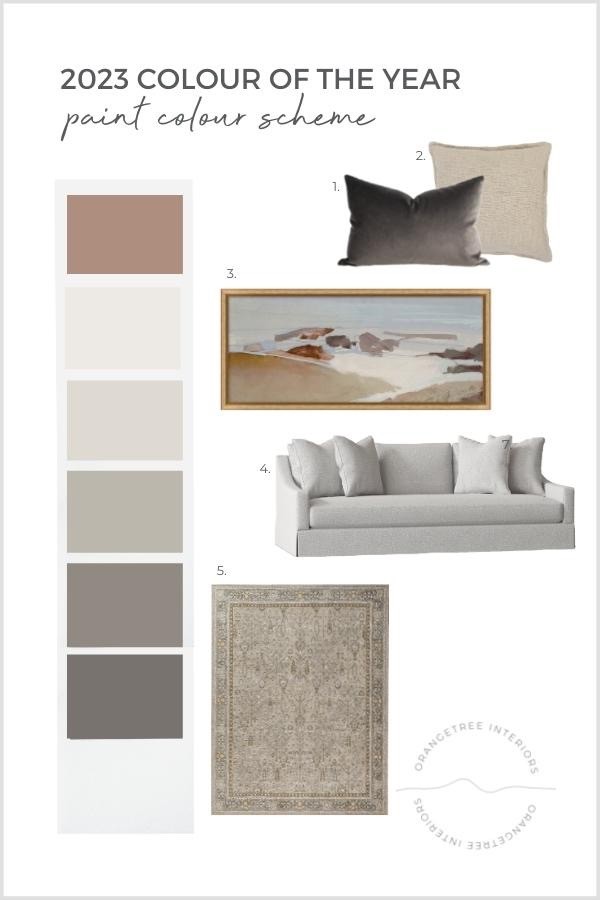 2023 Color of the Year Home Paint Colour Scheme