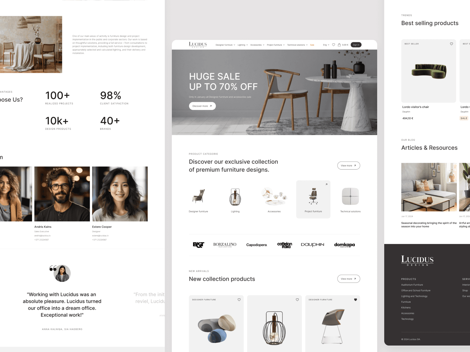 Responsive mobile design preview for Smash and Style sports apparel agency project.
