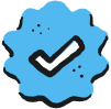 achievement and success _ checkmark, approve, verify, verified, sticker, badge 1