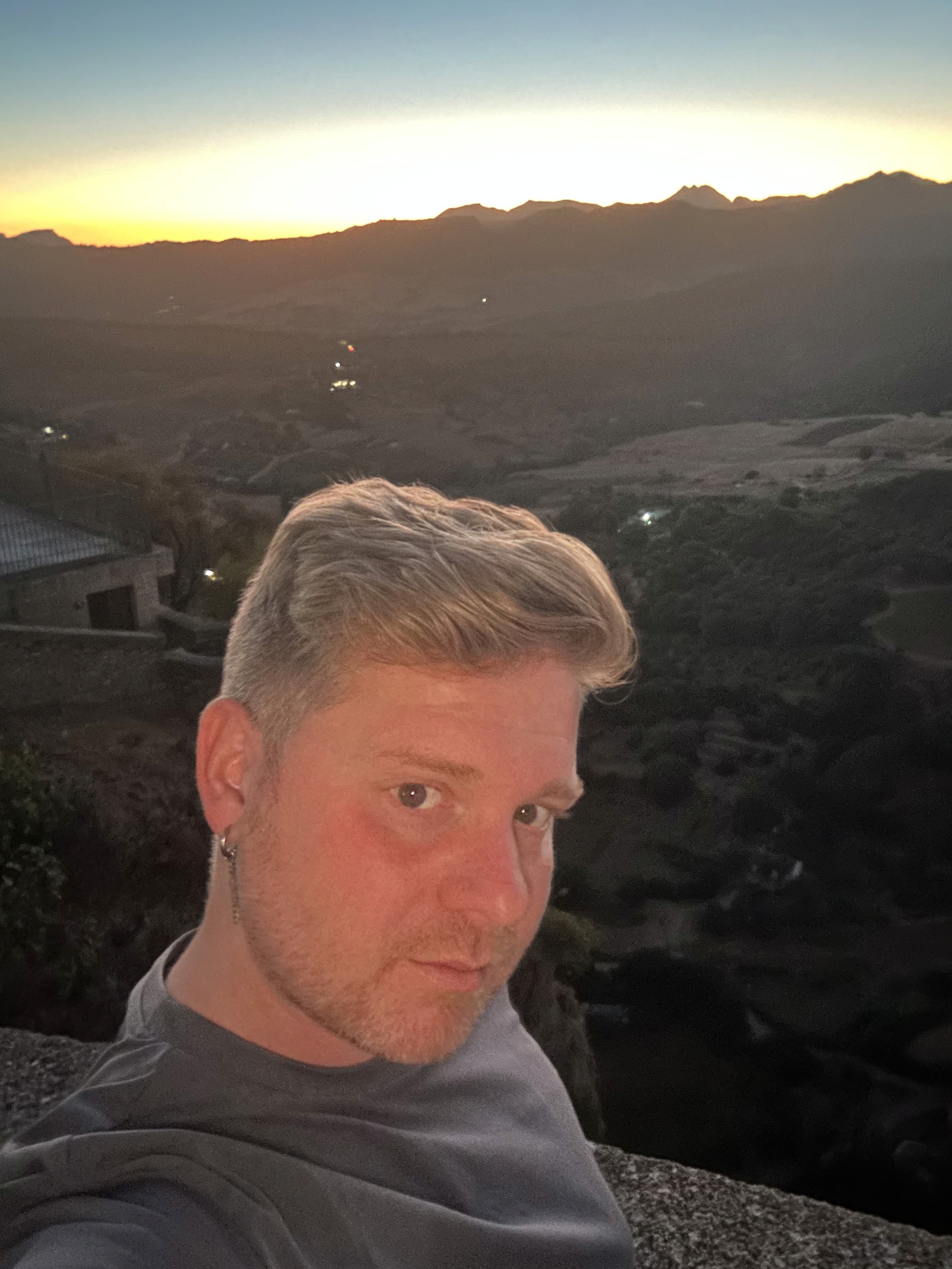 a person wearing a baseball cap