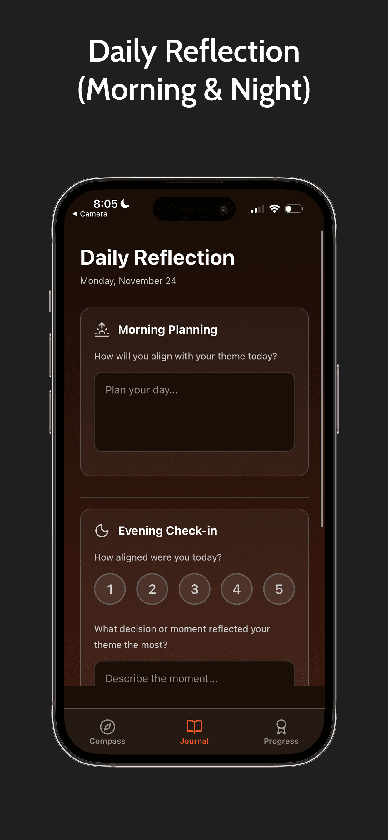 Screenshot pantalla de respiración de Loto - App