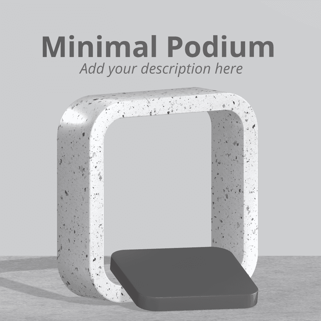 Minimal Podium Template