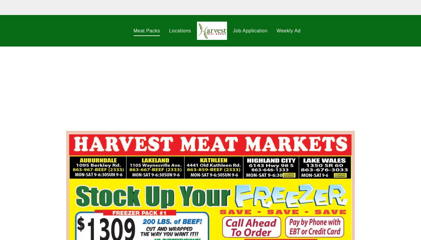 Harvest Meat Market