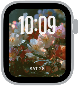 love in bloom Apple Watch face preview 5 featuring floral, pride, and summer.