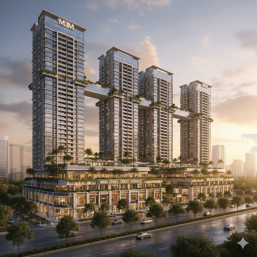 M3M Jewel Crest Avenue in Sector 97 Noida by M3M and Jacob & Co