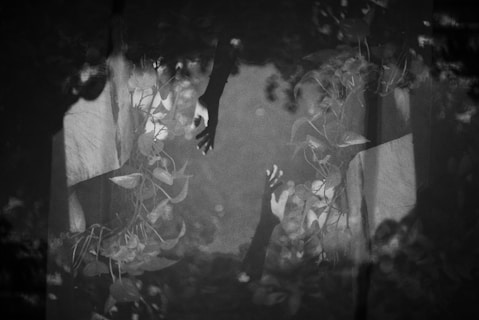 Black and white hand