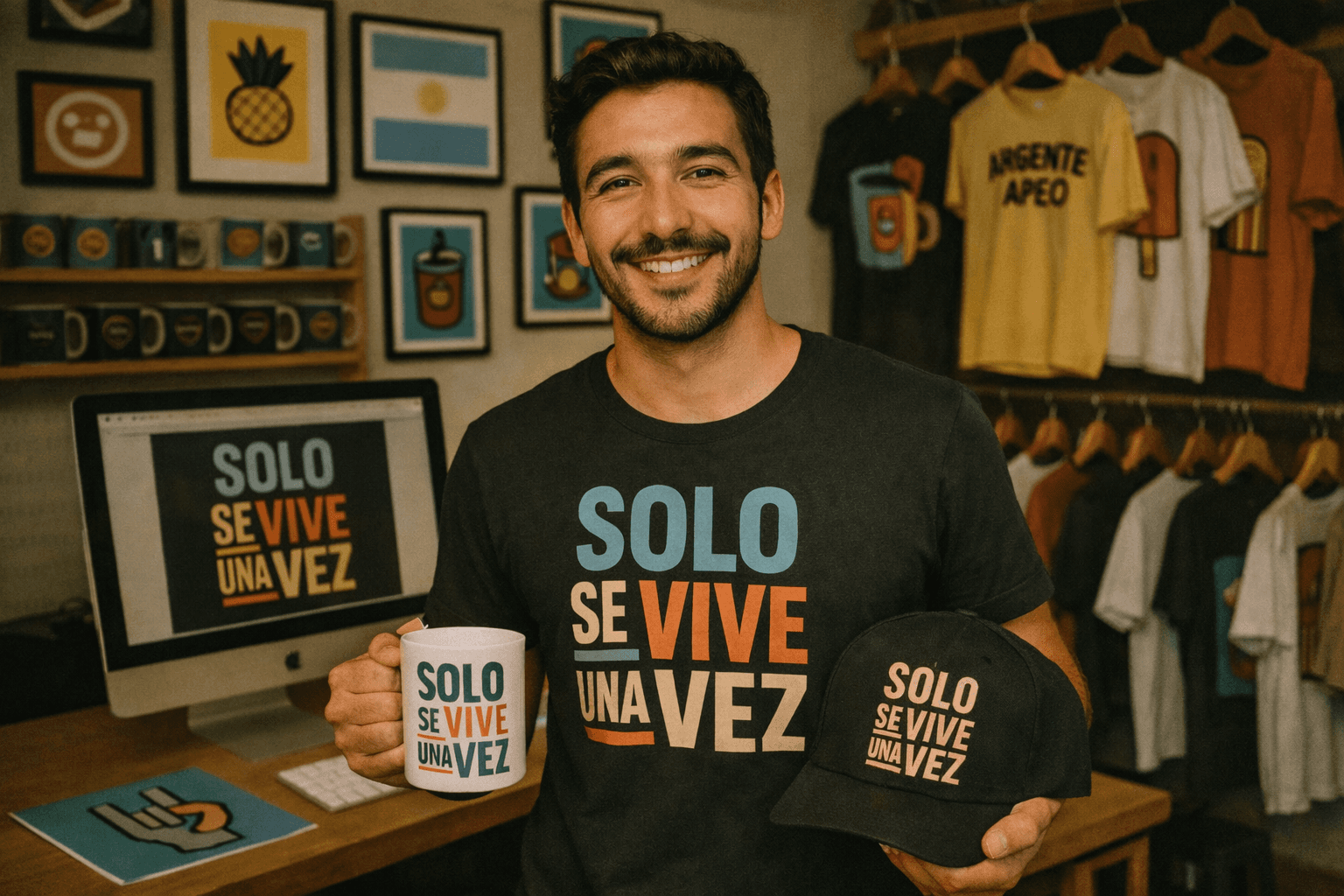 emprendedor argentino print on demand