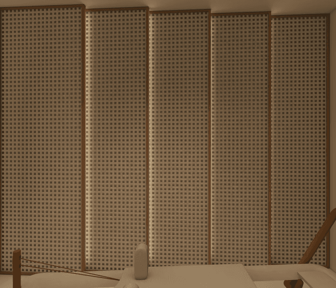 Ontwerp wand private pilates