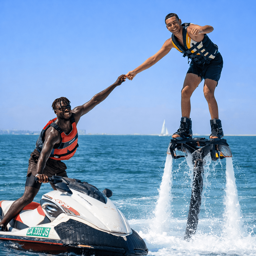 Flyboard and jet ski rental combo