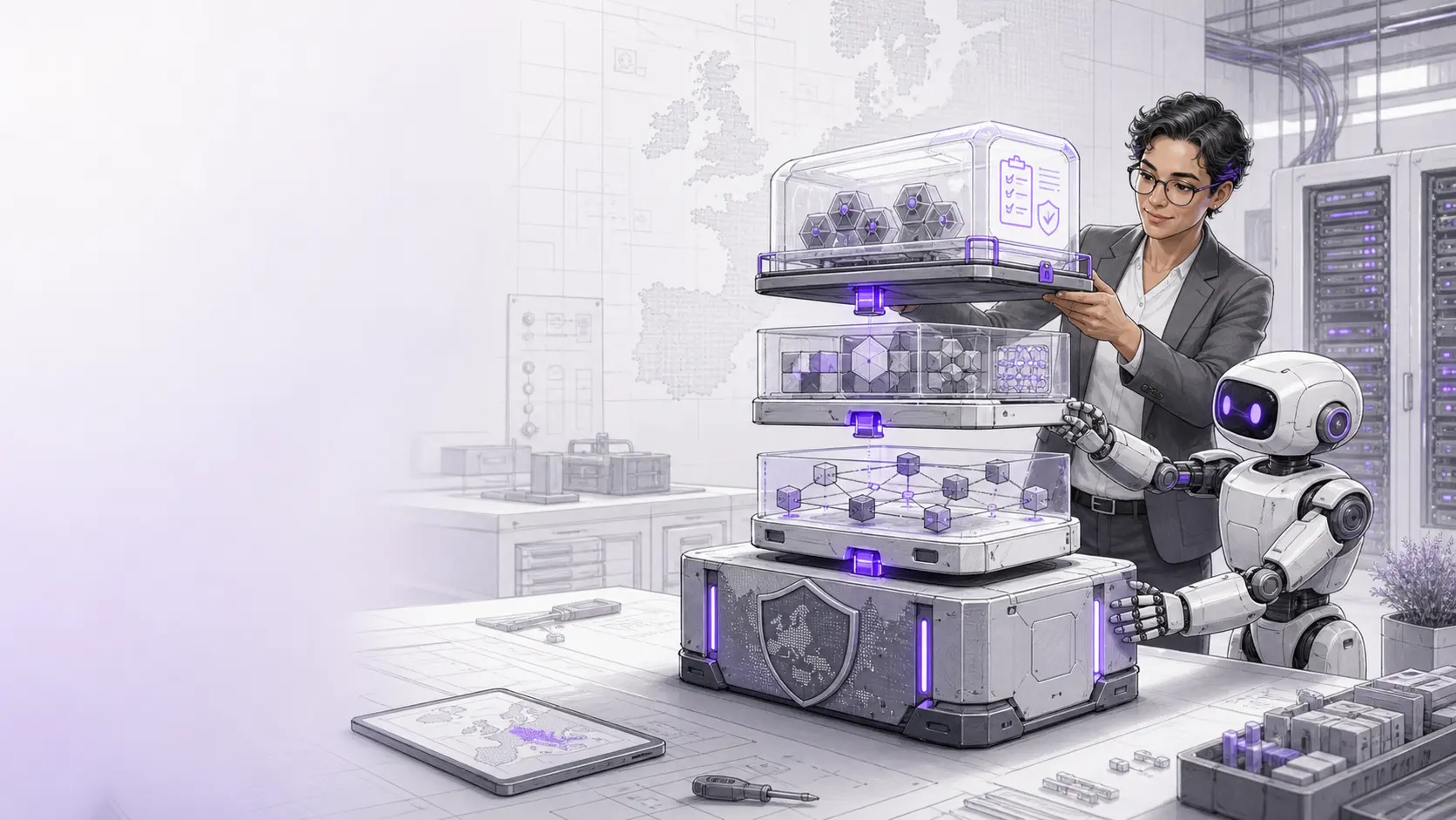 Server cooling infrastructure in a data center