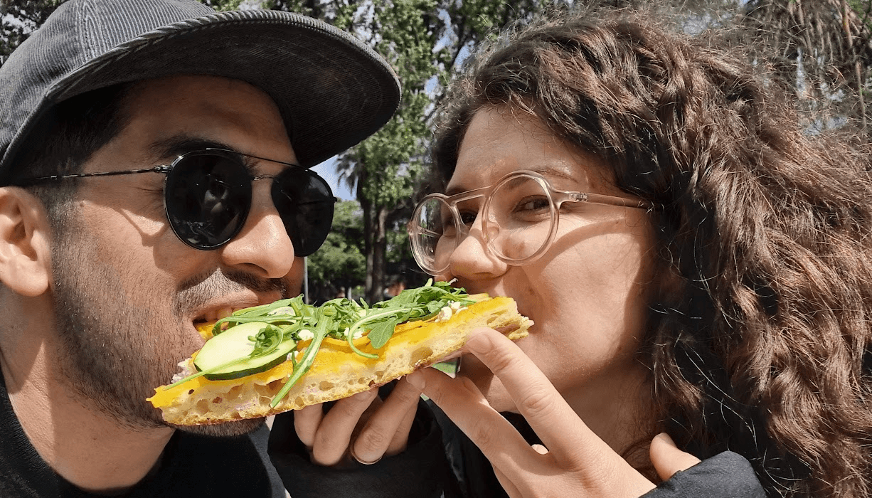 Lawrence with his wife Anna