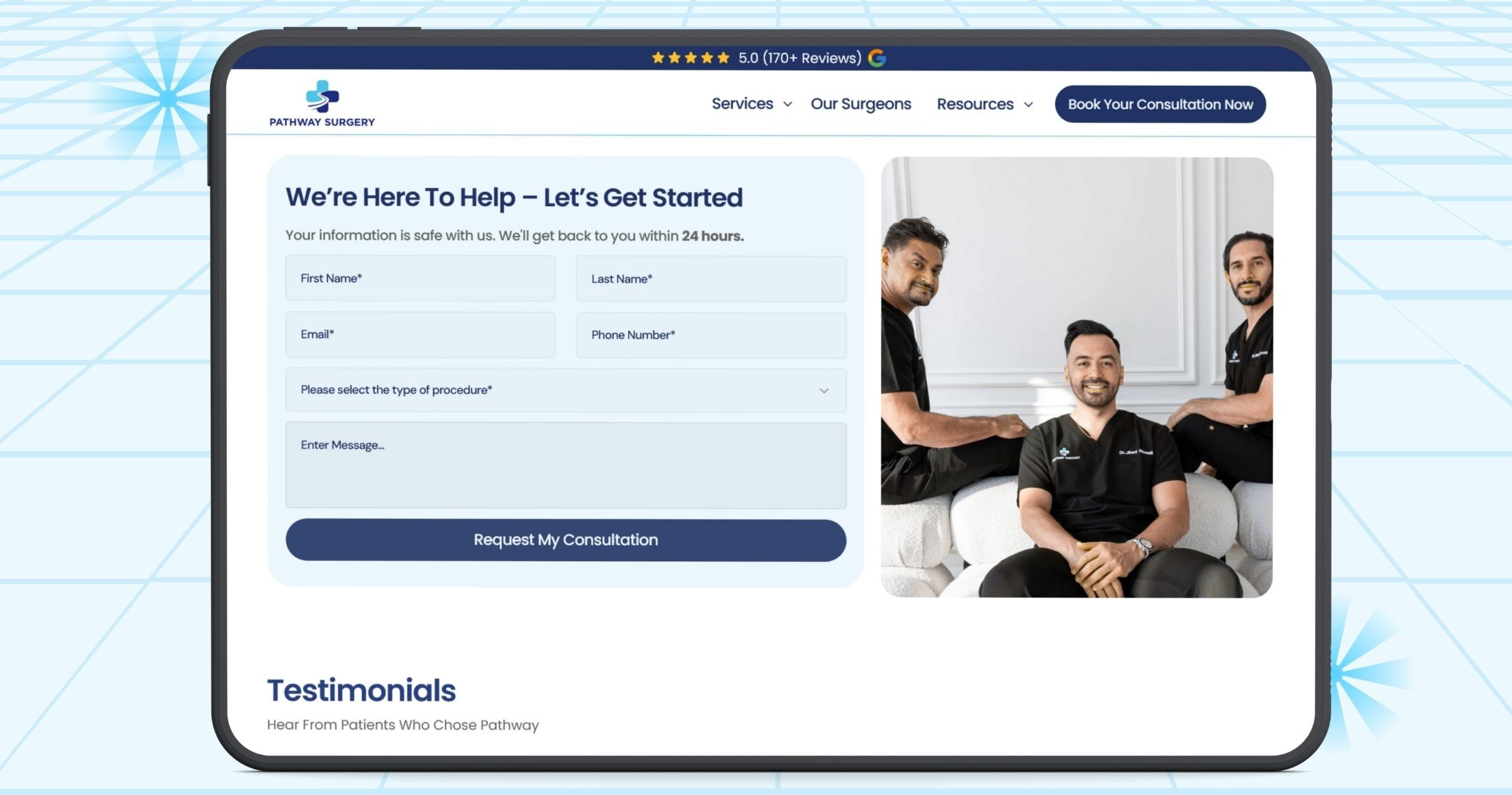 cover image for cali grillz website developed & designed by Dreams Agency Mississauga, Ontario