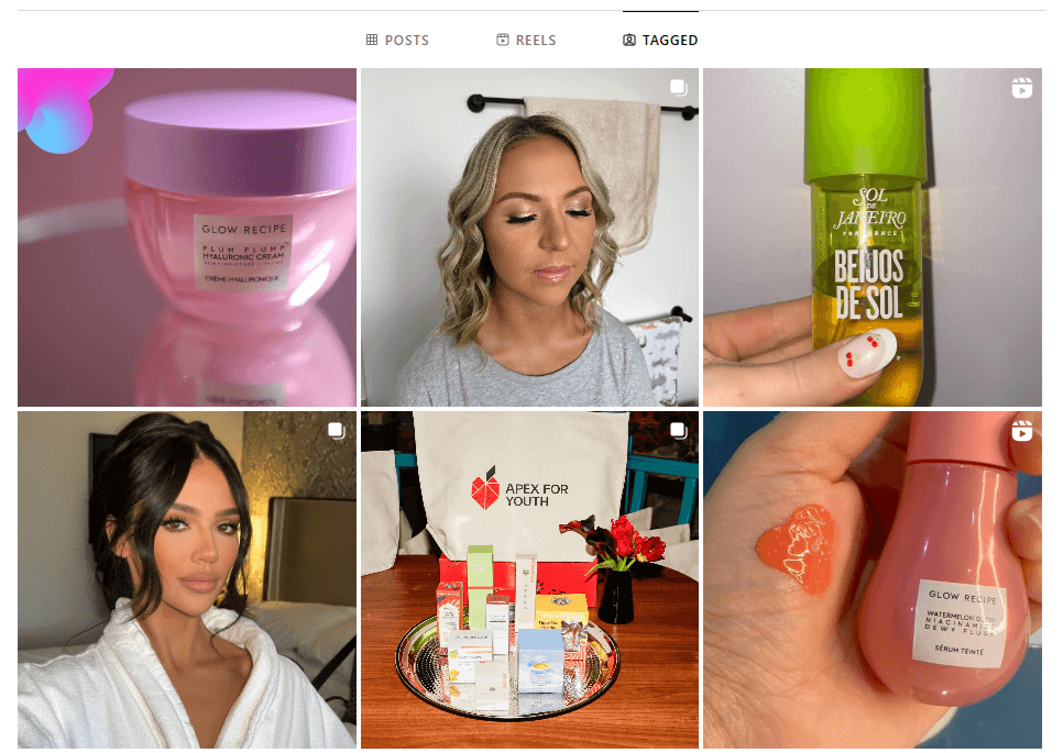 instagram tagged posts from glow recipe