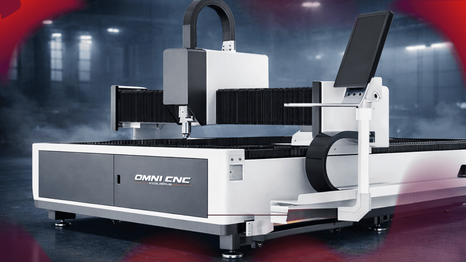 Dynamic picture of a cyclist riding downhill