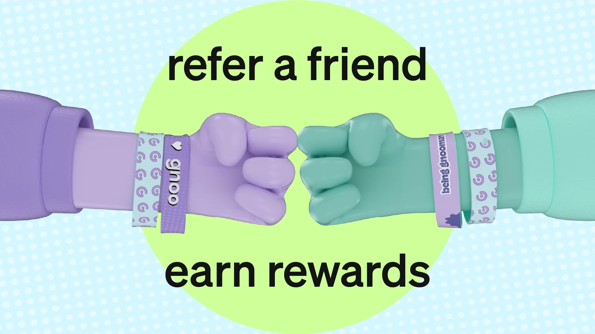 Brand identity mockups showcasing gnoo’s visual system