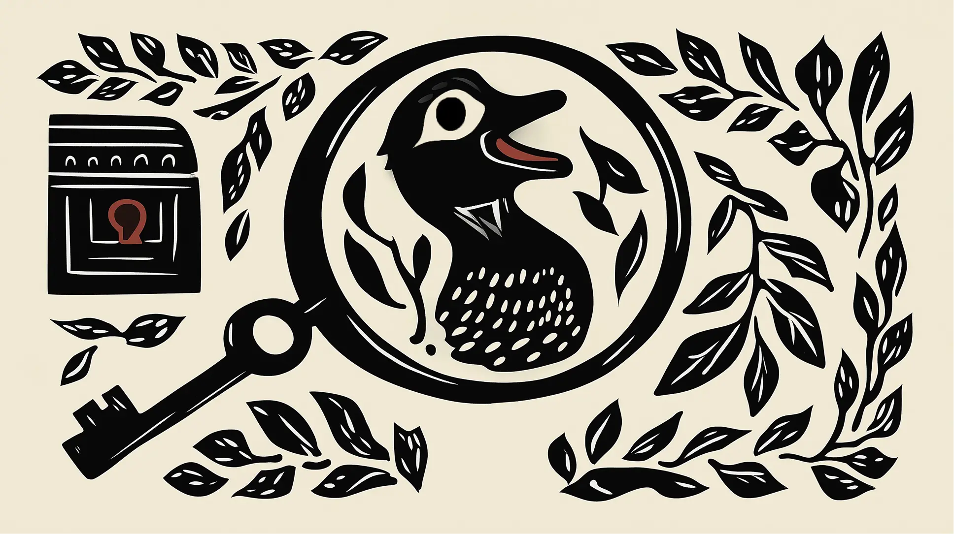 The singing duck and a safe