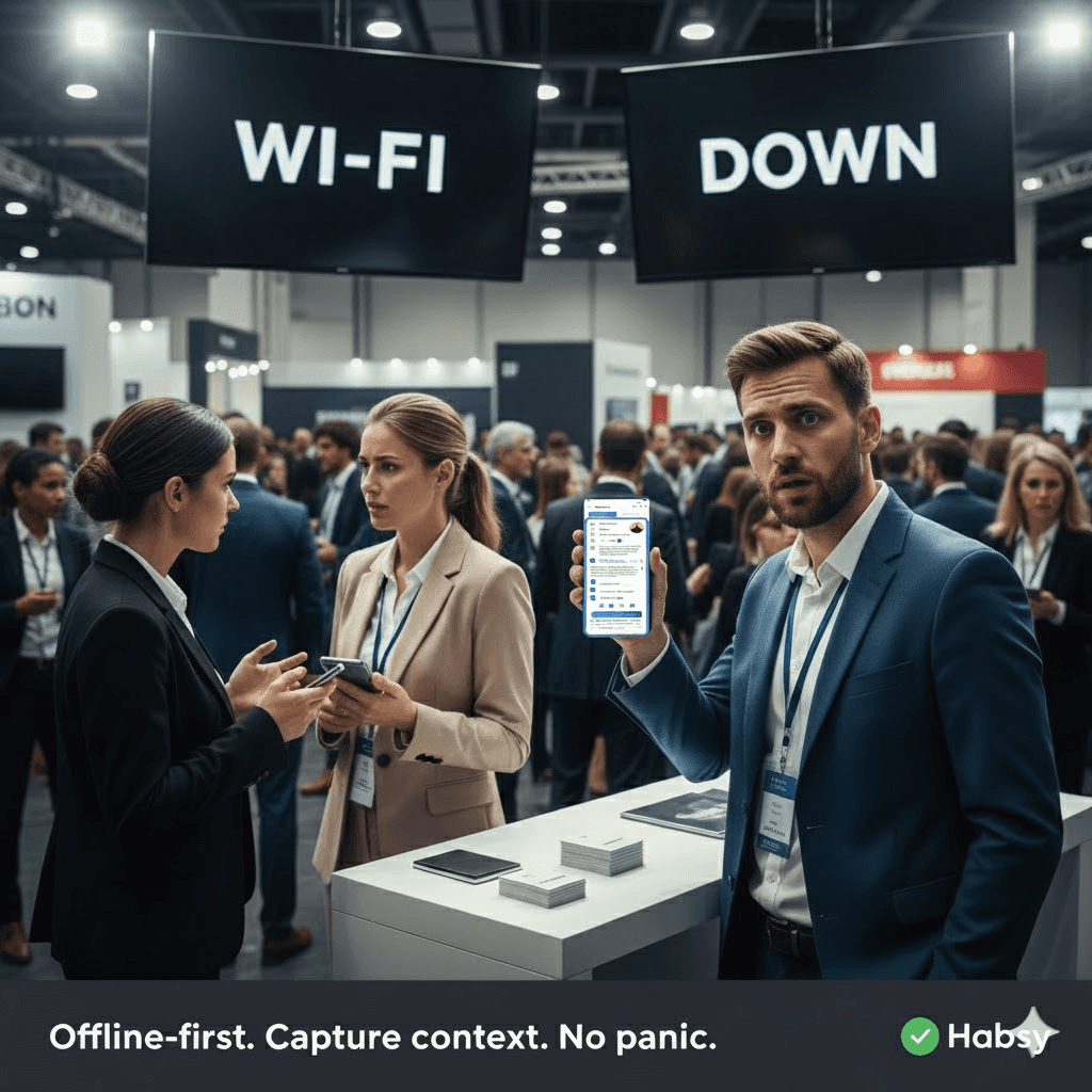 Habsy Offline Lead capture