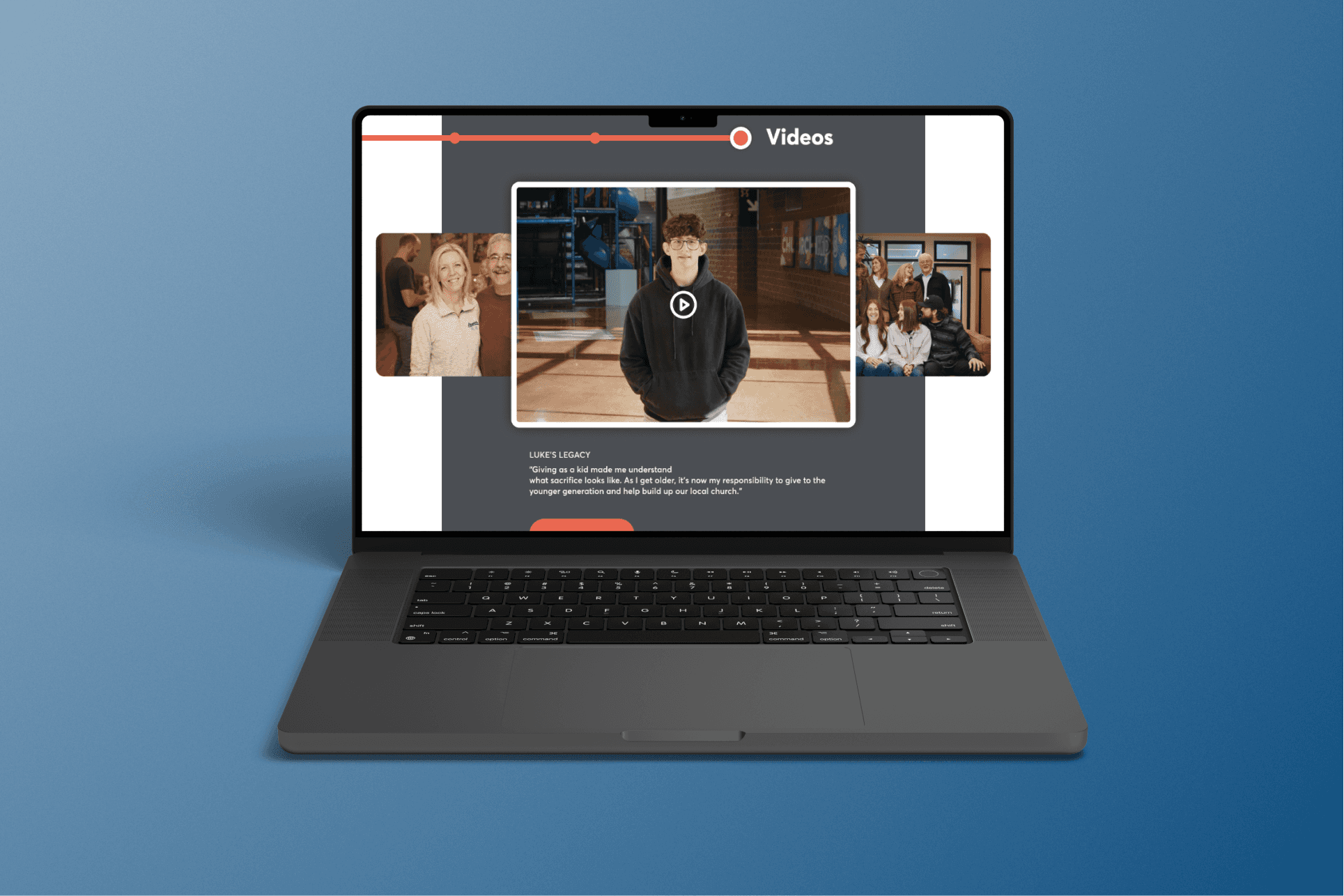 Video section that adds depth and authenticity through dynamic storytelling and multimedia content.