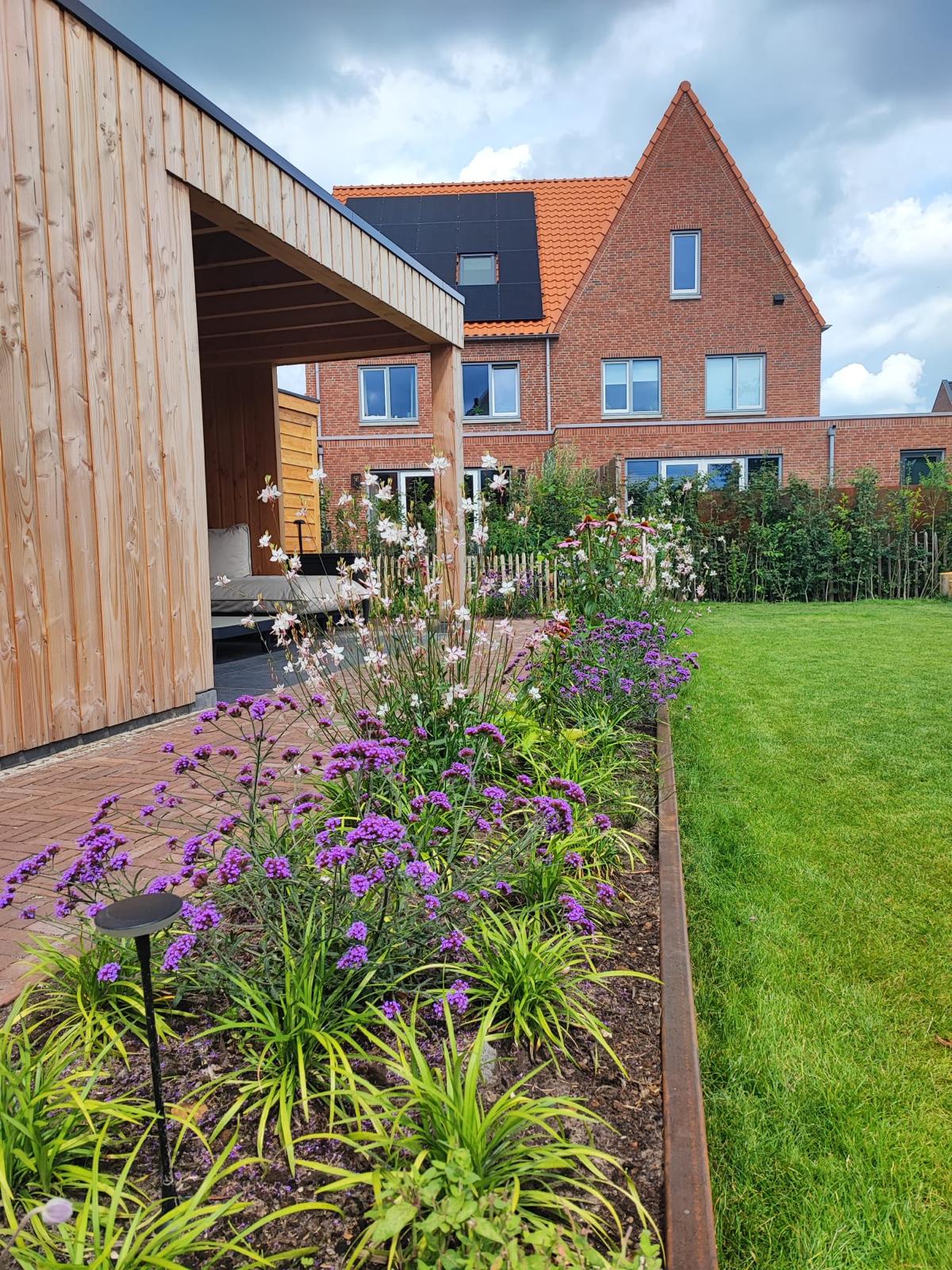 Overkappingen tuinaanleg door Art gardens