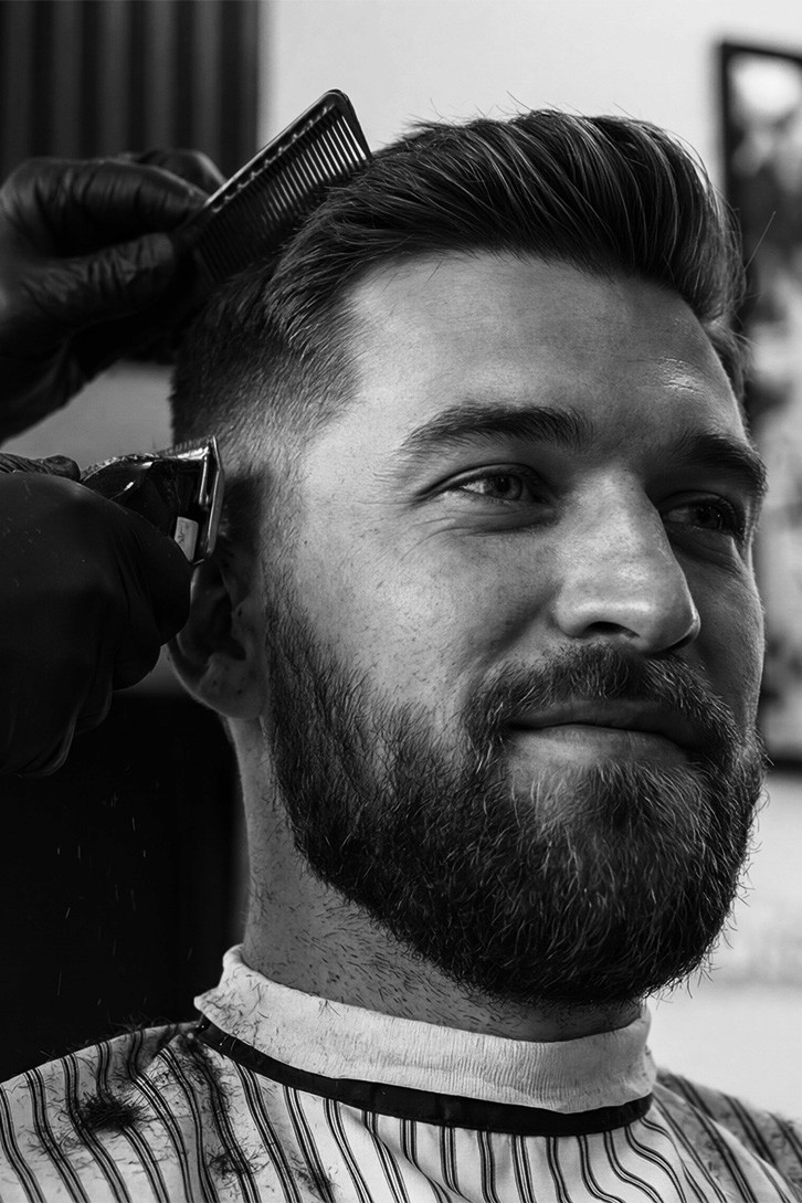 Pensive man in shadows