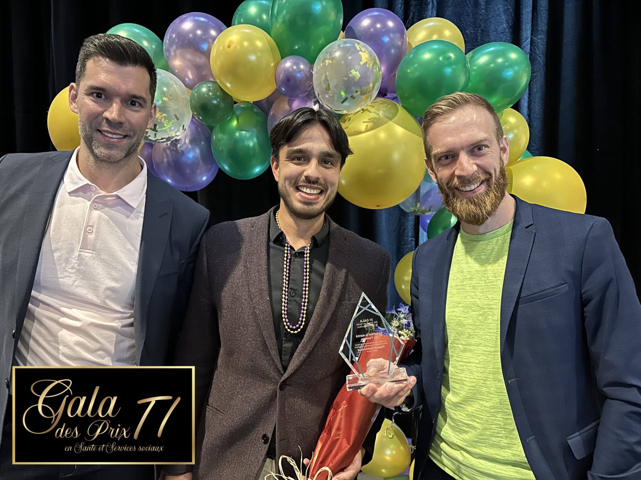 Photo de l'équipe de Lime Santé, lauréat pour Solution e-santé de l'année 2023