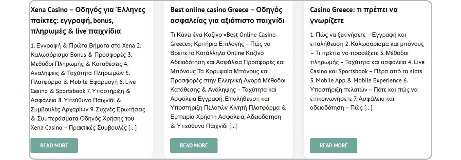 fake content published on website
