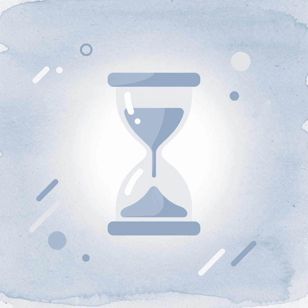 Hourglass icon representing the accumulating pressure of unmanaged technical debt