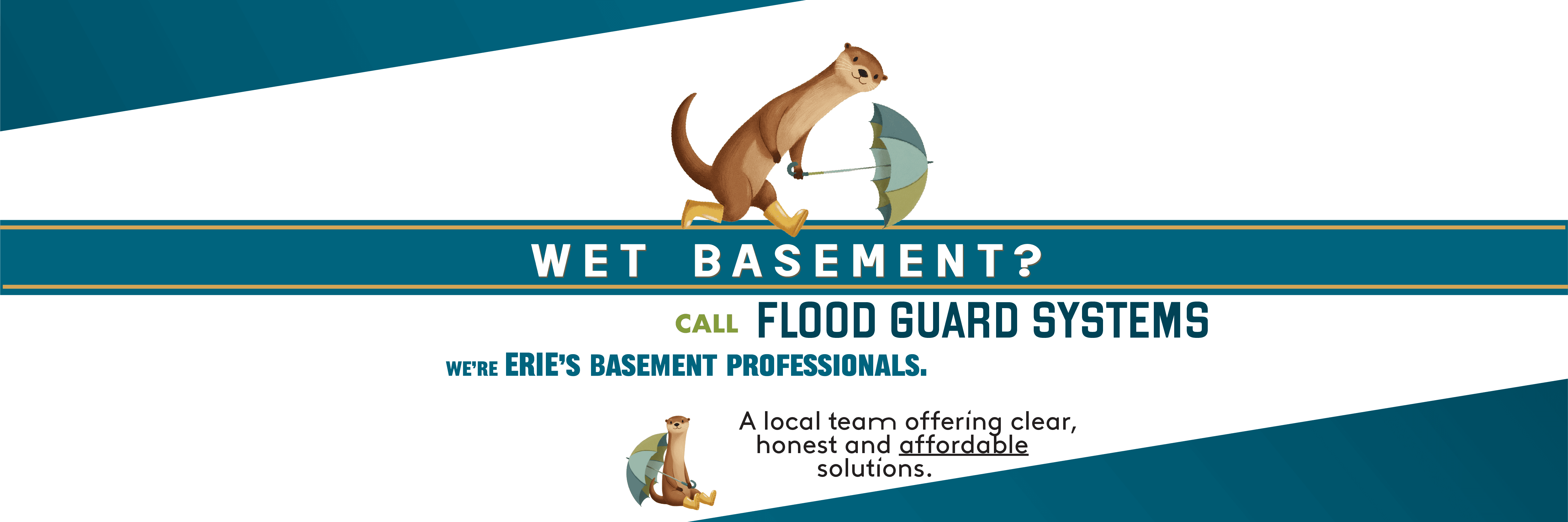 Wet Basement? Call Flood Guard Systems. We're Erie's Basement Professionals.