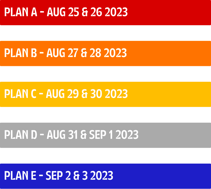 Graphic of Plans A through E