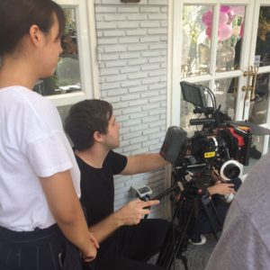 Backstage photo shooting with Lydia Sarunrat for Maprao by Suzaku Productions