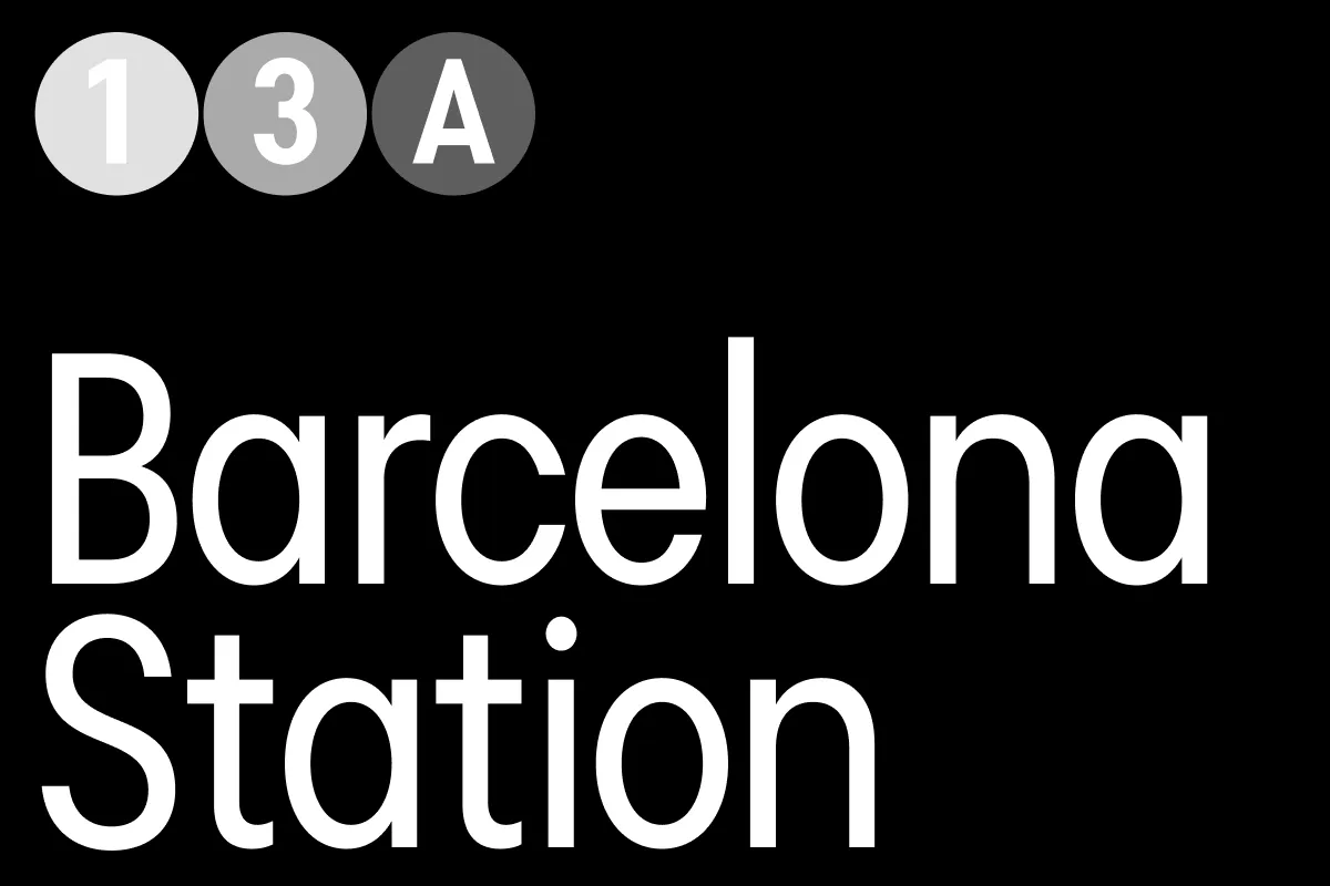 Lader Condensed as a navigation font