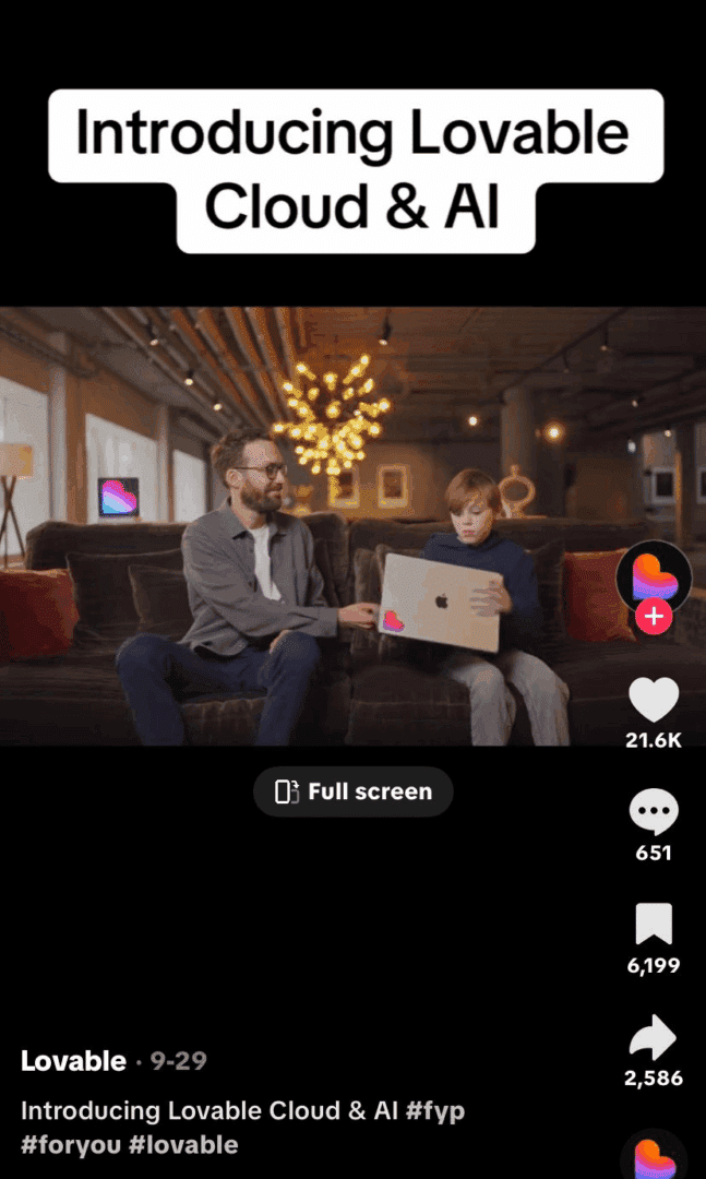 Marketing Spotlight: Lovable Marketing Strategy Top-Performing Content