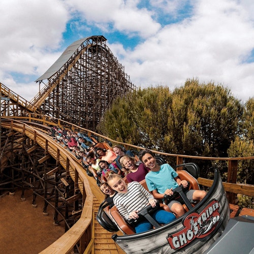 Knott's Berry Farm with transportation