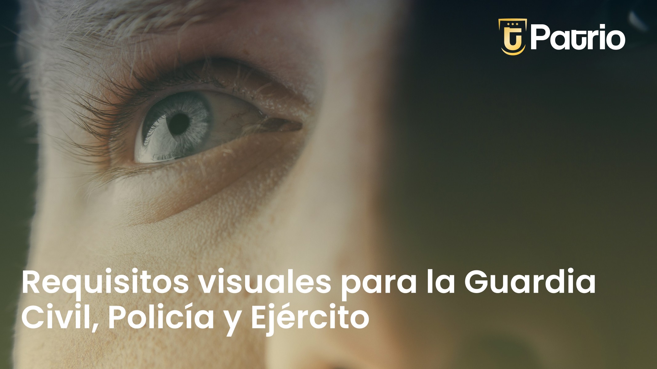 Requisitos visuales para la Guardia Civil, Policía y Ejército