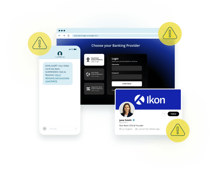 Threat detected via conversation