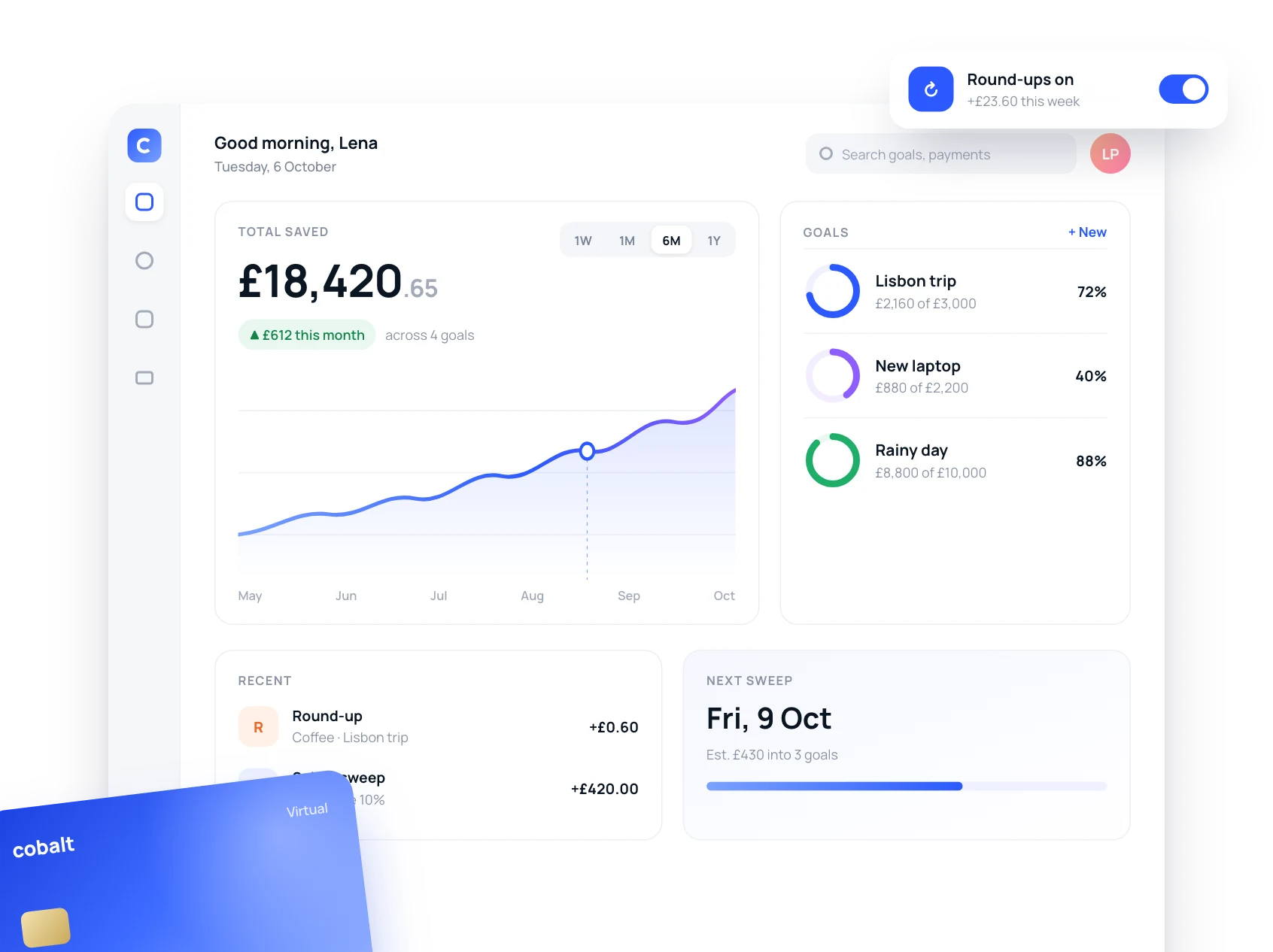 Turning savings goals into a daily habit