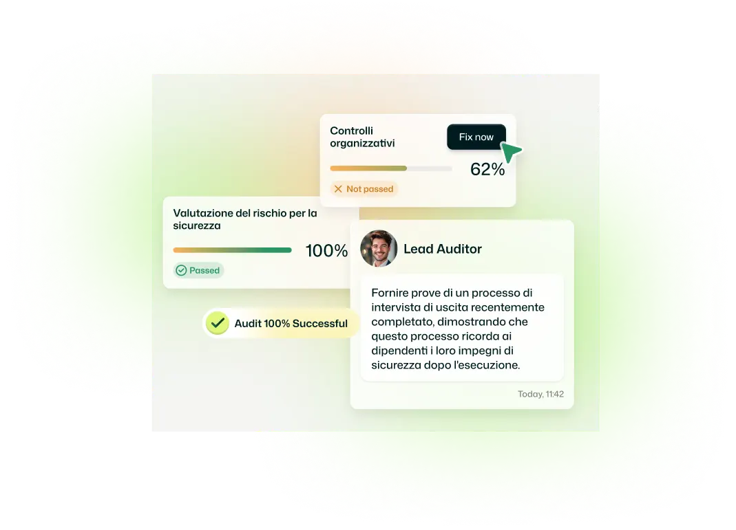 Controlli certificazione ISO 27001