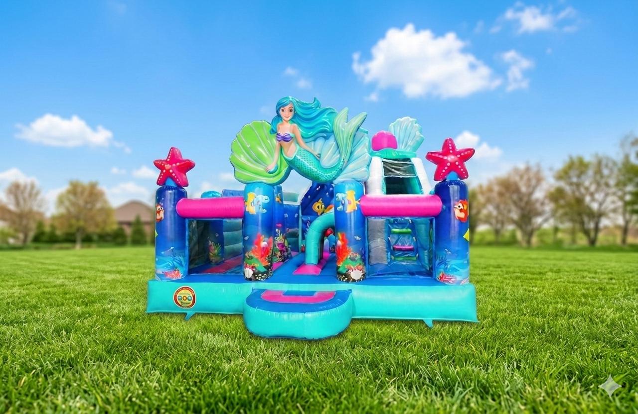 Einhorn Hüpfburg Huepfburgen mieten