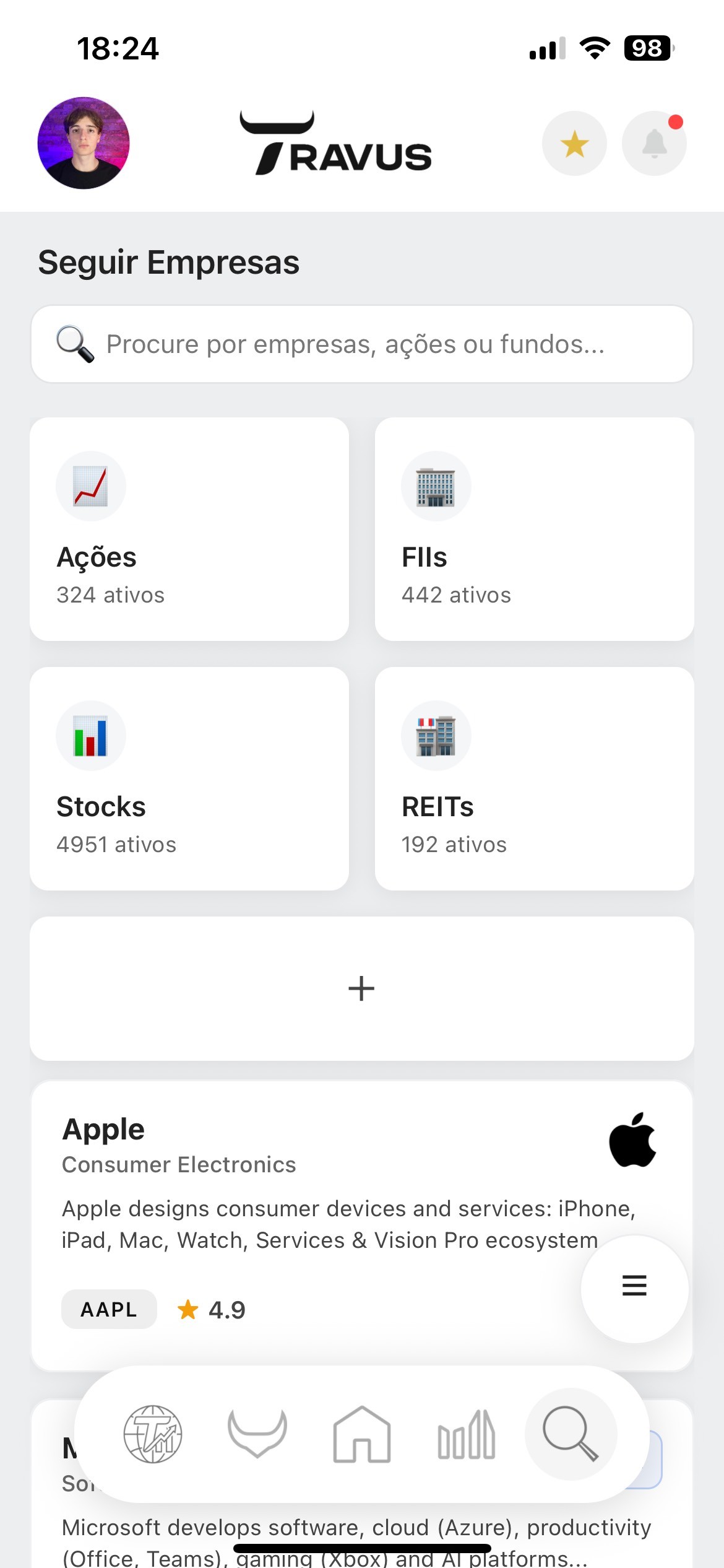 aplicacao_travus_pesquisa_de_empresas_mobileui