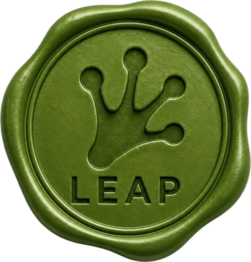 LEAP green wax seal