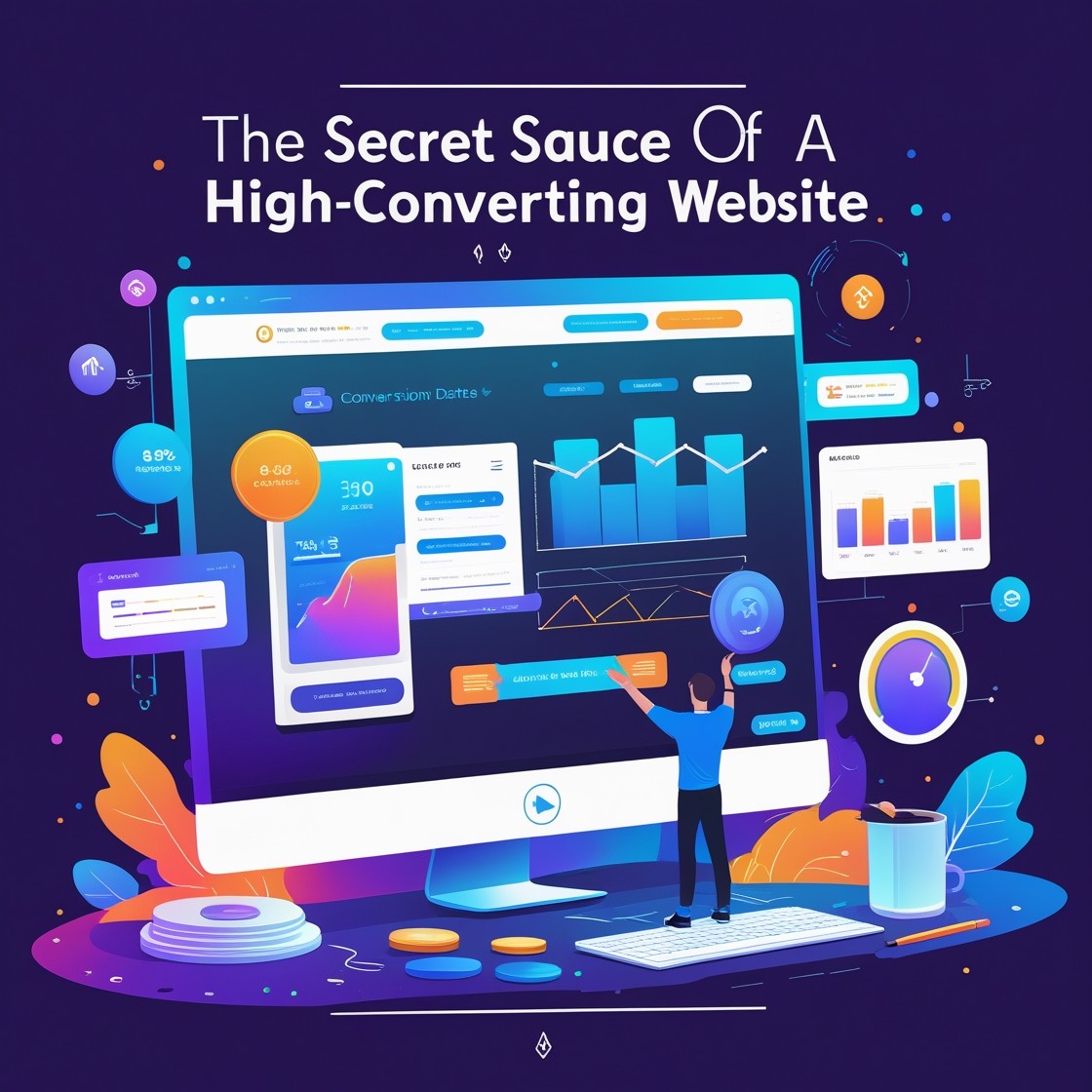 A picture represting a good website