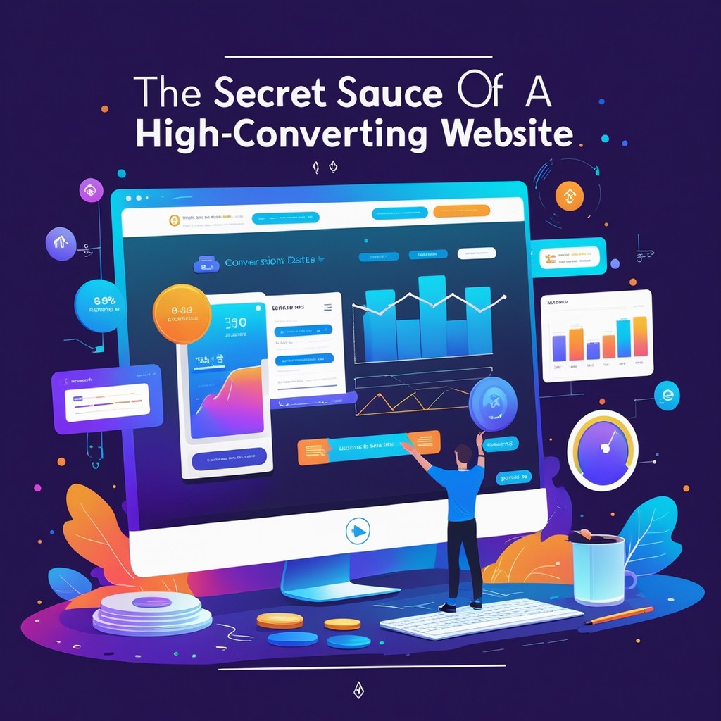 A man Working on laptop