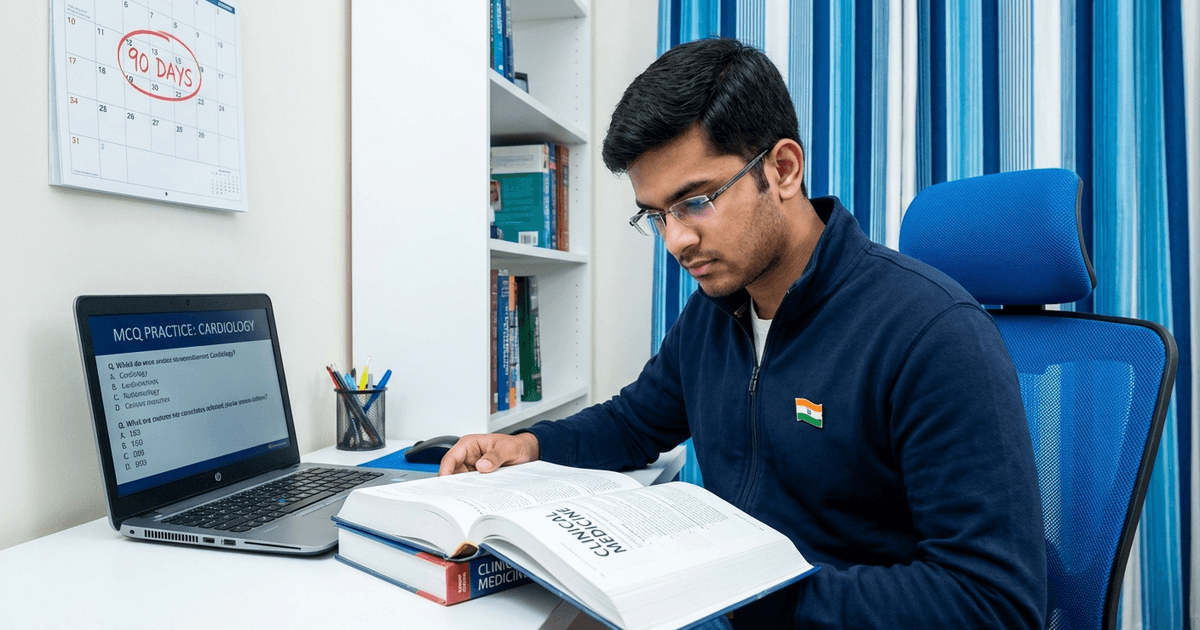 Cover: FMGE 2026 Study Plan: 90-Day Strategy for Foreign Medical Graduates to Clear on First Attempt