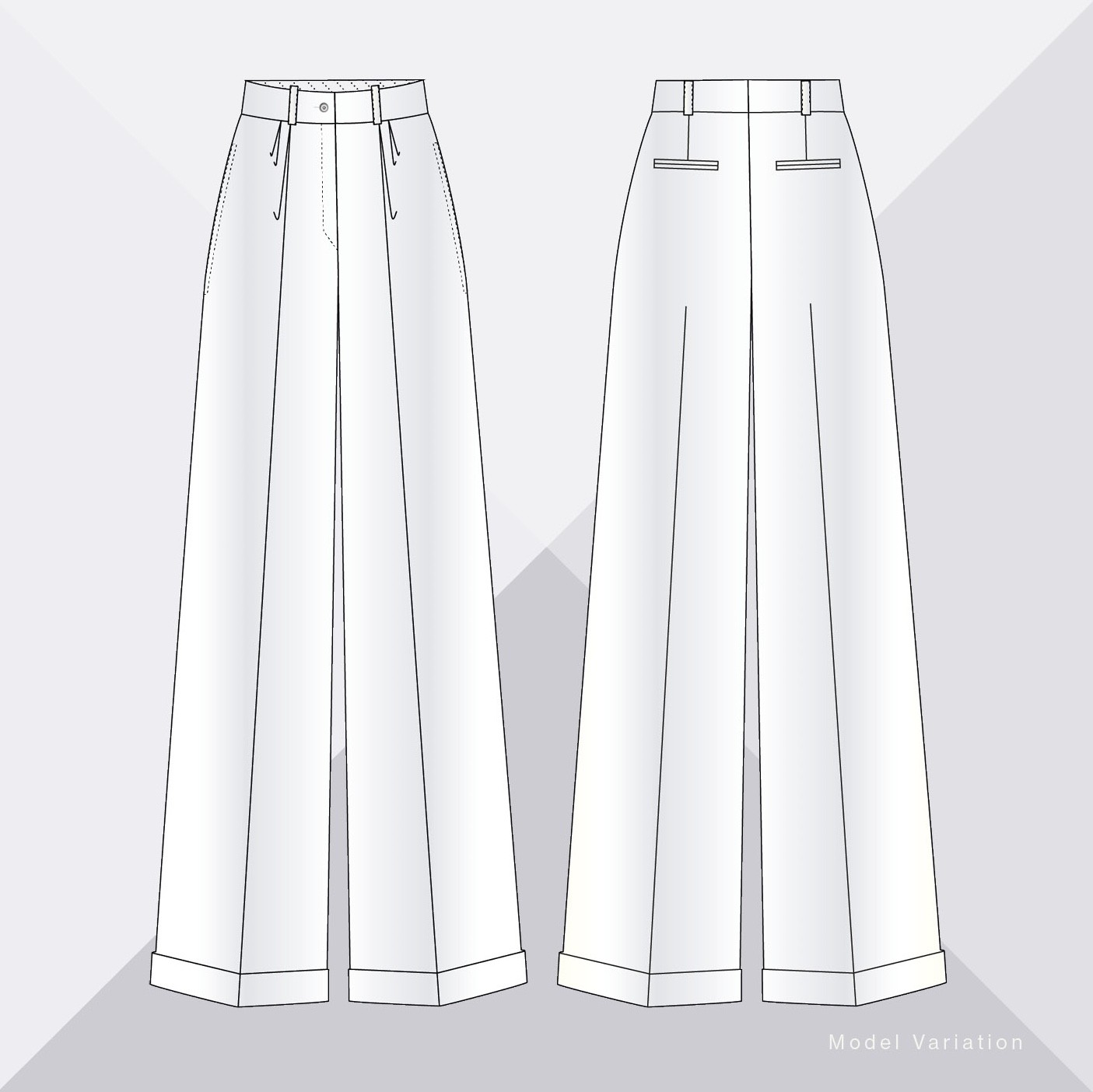 Basic Pants Pattern Nested Block