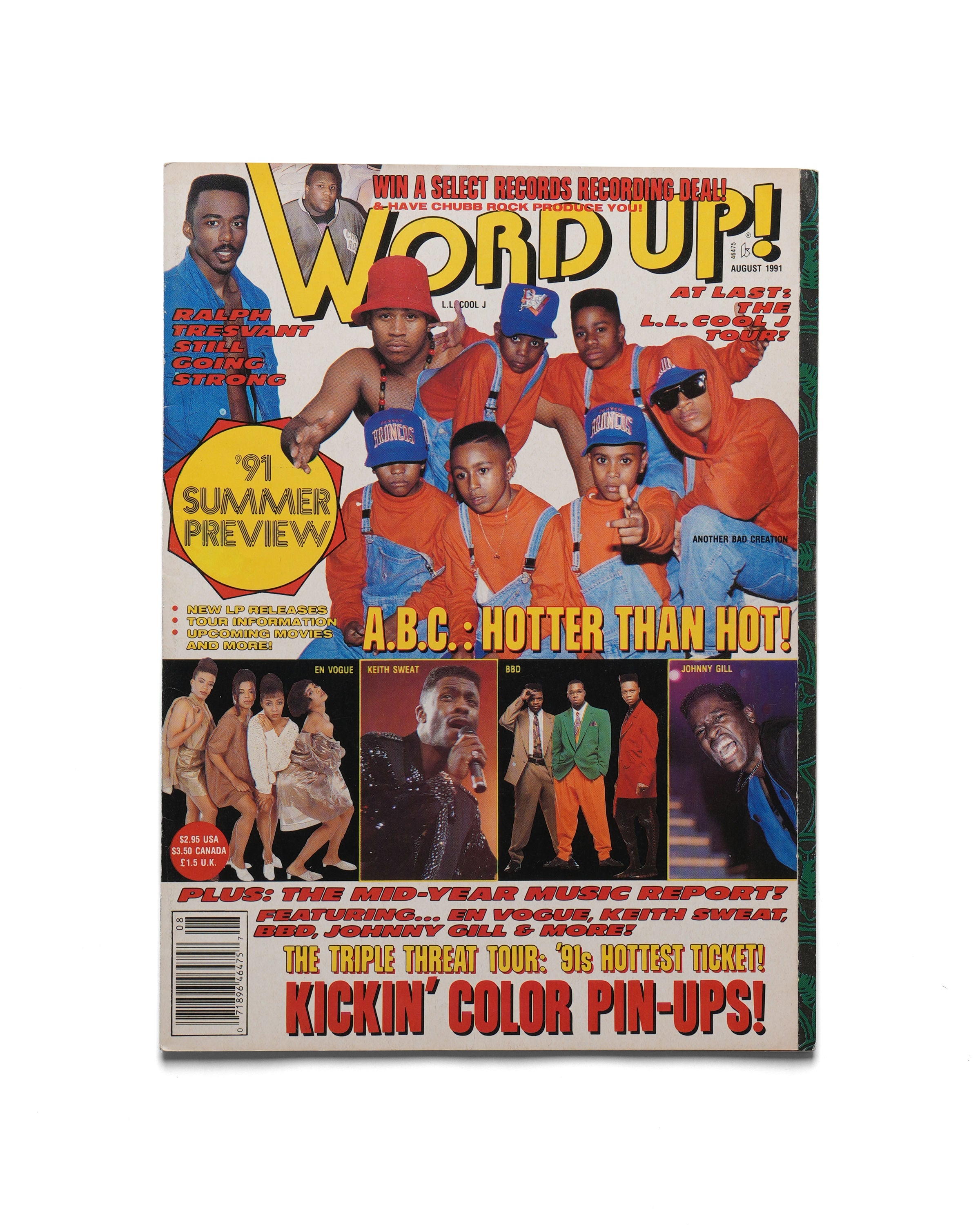 Word Up - August 1991 - Front Cover