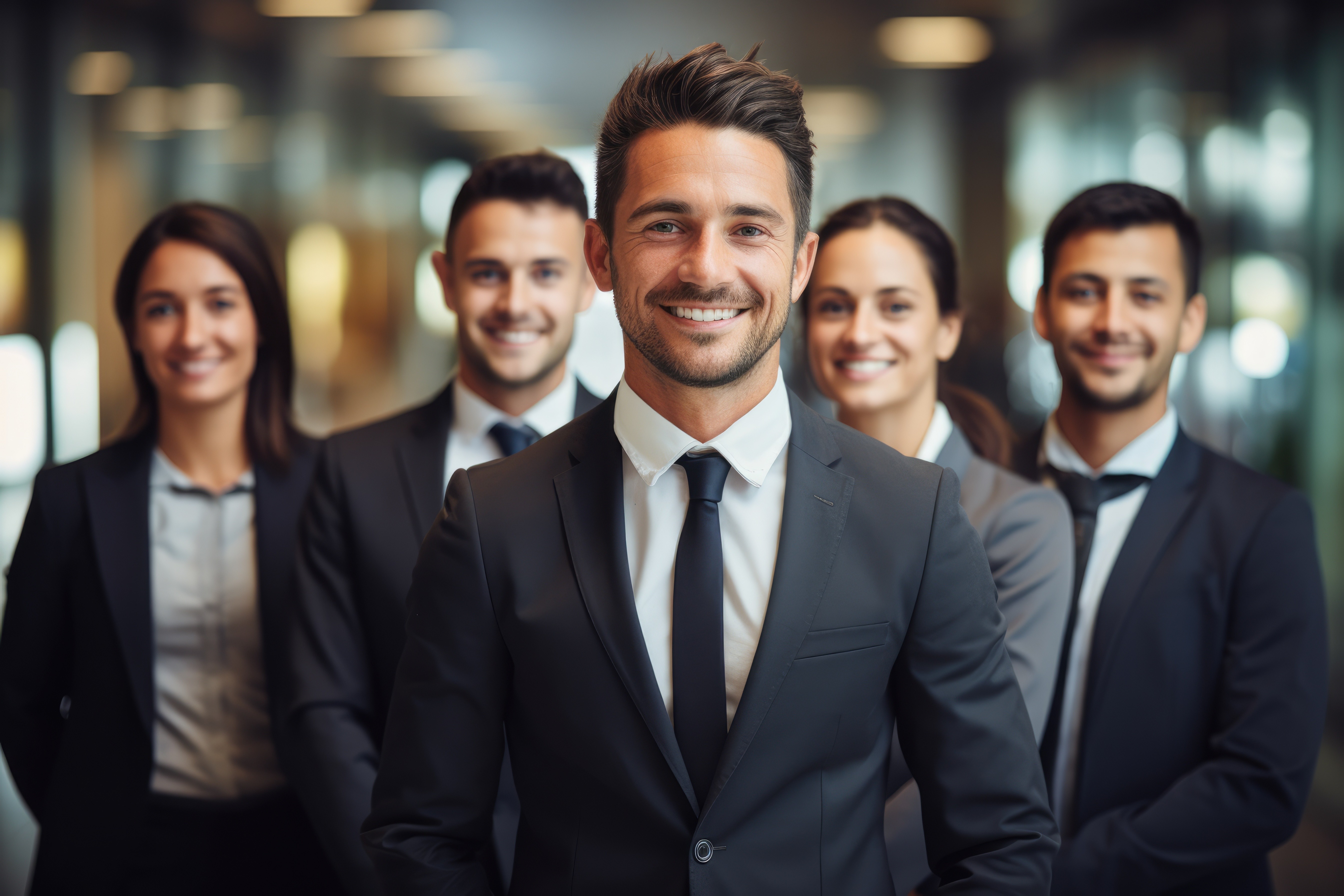 A desk with a laptop and an employee badge laying on top of it.